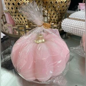 NWT Pink Glitter light up pumpkin